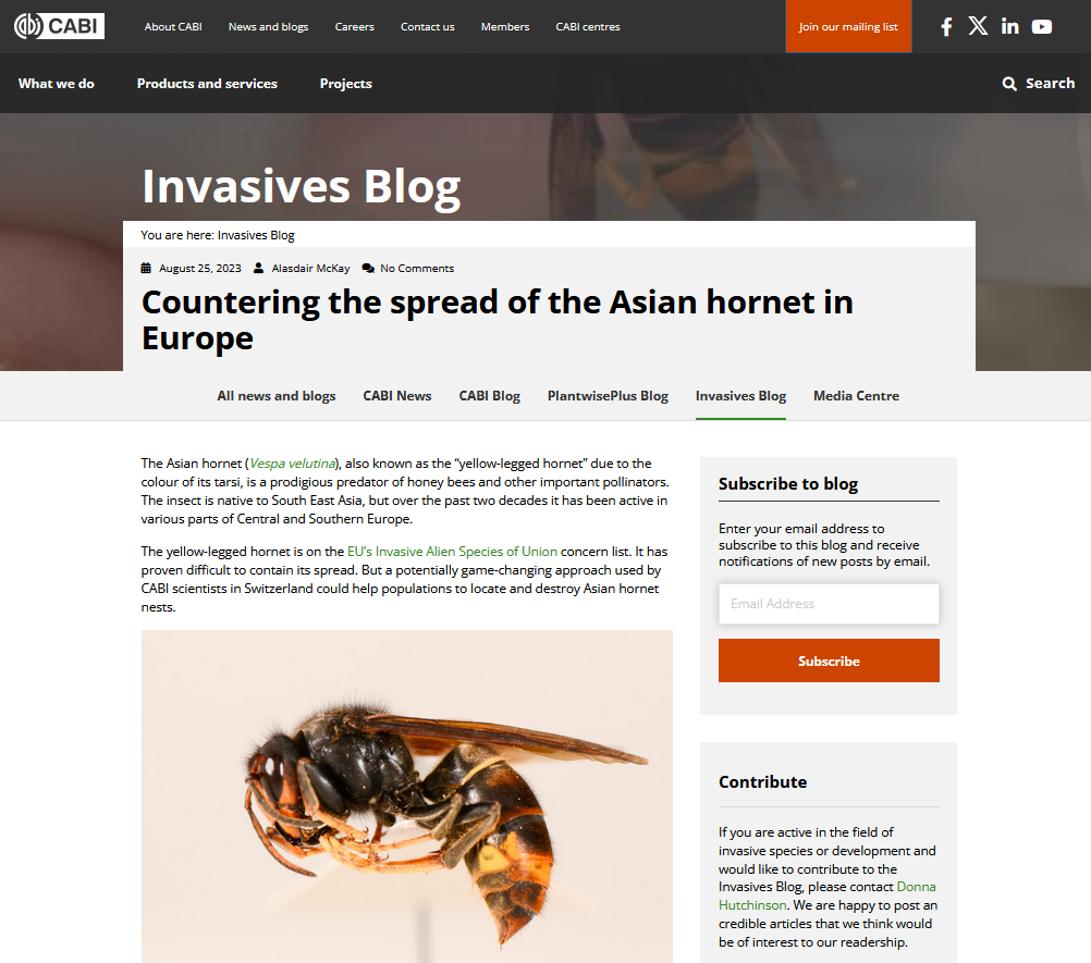 CABI - Invasives Blog